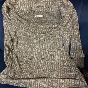 JustFab Off the Shoulder Sweater Tunic 2X